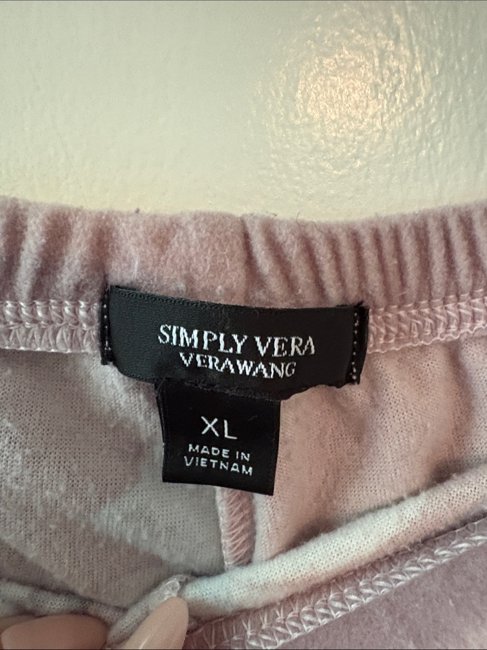 Simply Vera Vera Wang Pink and Black Floral Pajama Set - Picture 6 of 12